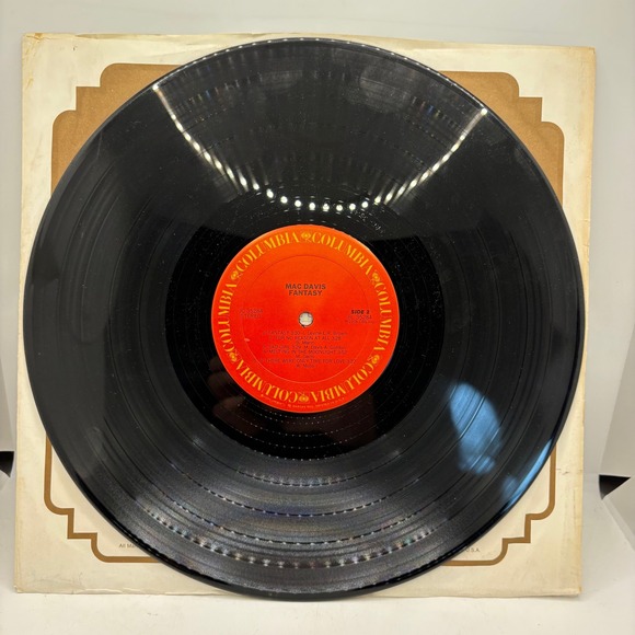 Mac Davis Fantasy Vinyl Record LP Casablanca Record and Filmworks Album - Picture 3 of 3